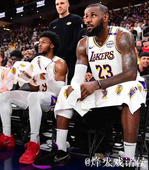 詹姆斯父子同场献19分 湖人季前赛不敌太阳